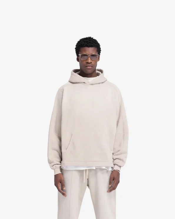 Stepped Hem Hoodie