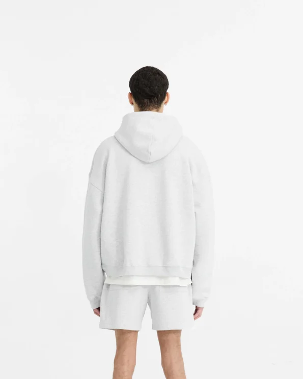 Initial Boxy Zip Through Hoodie