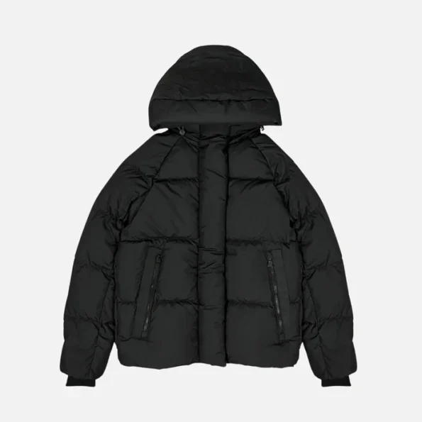 Syna World Logo Puffer Jacket - Blackout