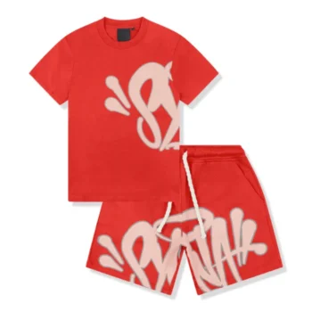 Syna World T-Shirt & Shorts Logo Set - Red