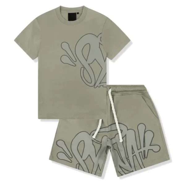 Syna World T-Shirt & Shorts Logo Set - Sage