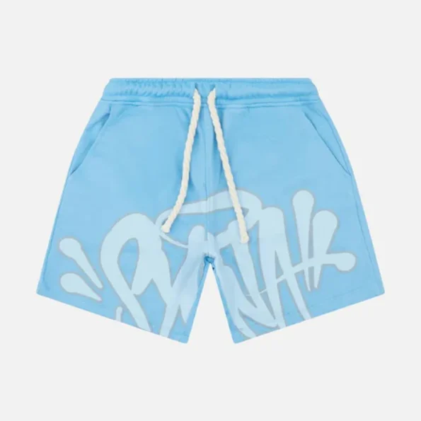 Syna World Logo T-Shirt & Shorts Set - Blue