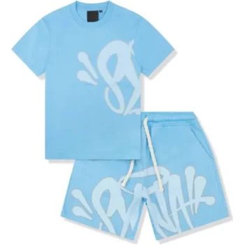 Syna World Logo T-Shirt & Shorts Set - Blue