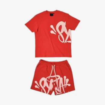 Syna World T-Shirt & Shorts Logo Set - Red