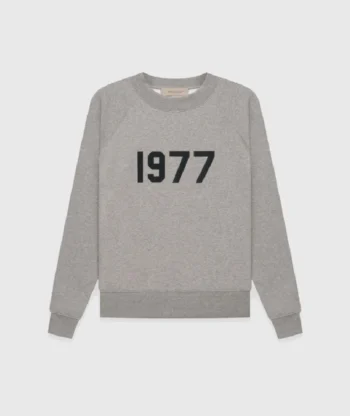 Essentials Crewneck 1977 Sweatshirt Dark Gray