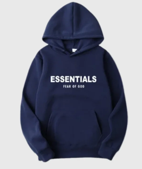 Fear of God Essentials Oversized Hoodie Navy